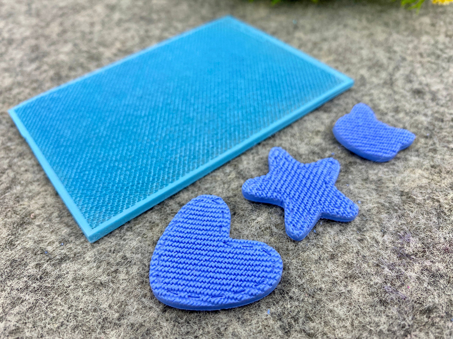 Jeans Texture mat for polymer clay, Polymer Clay Rubber Texture mat, Texture Tile mats, Fimo, Sculpey, Cernit #556