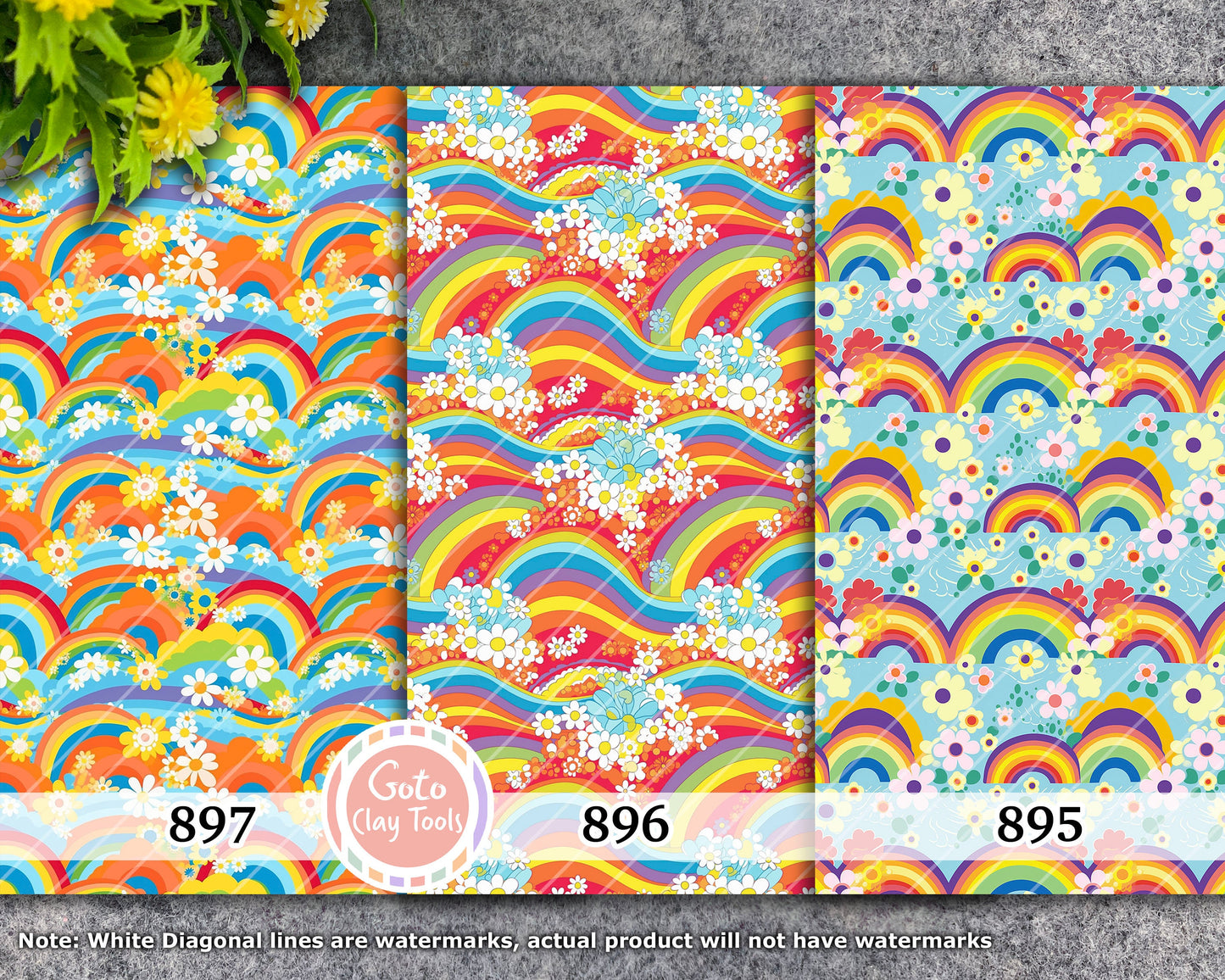 Water soluble Transfer paper for polymer clay, Seashells patterns, polymer clay image transfers, magic transfer paper