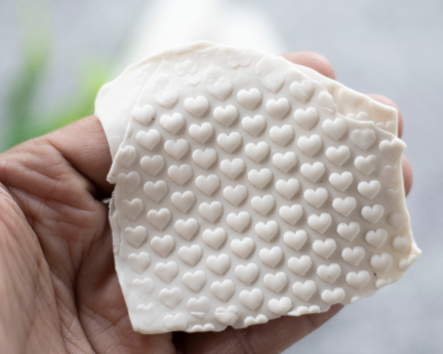 Heart Texture Roller for Polymer Clay: 3D Printed Pottery Tool