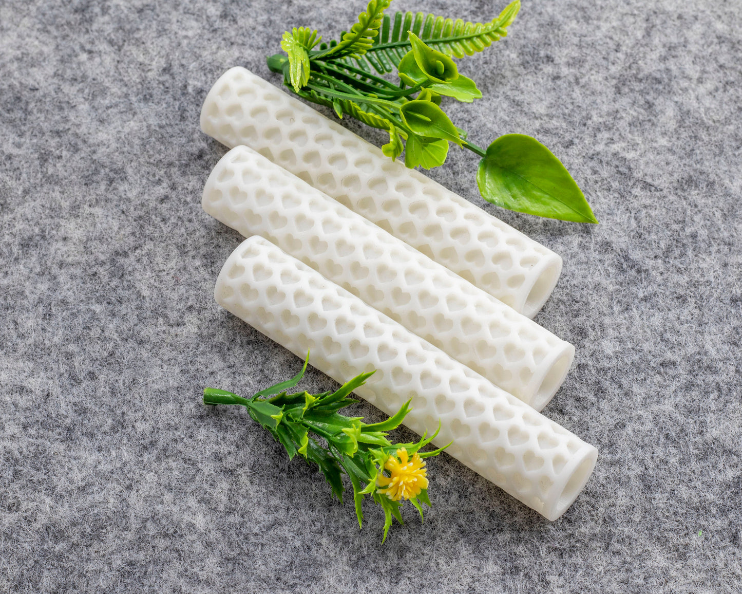 Heart Texture Roller for Polymer Clay: 3D Printed Pottery Tool