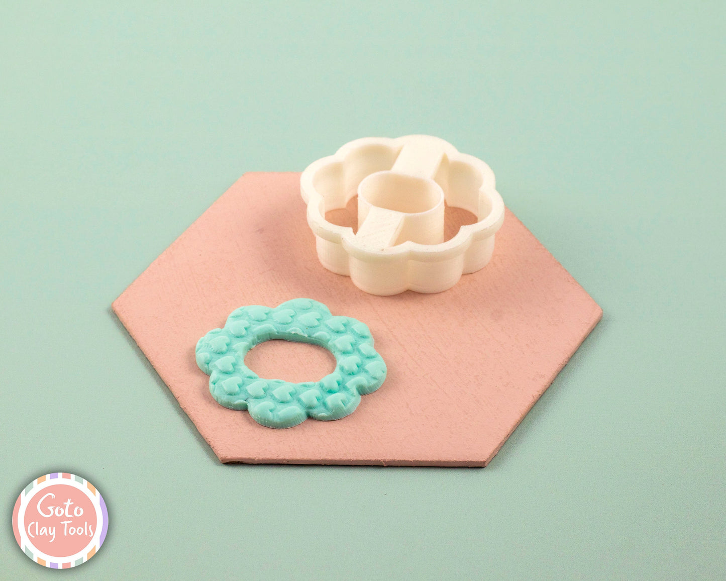 Flower Clay Cutter: Mini Polymer Clay Earring Tool