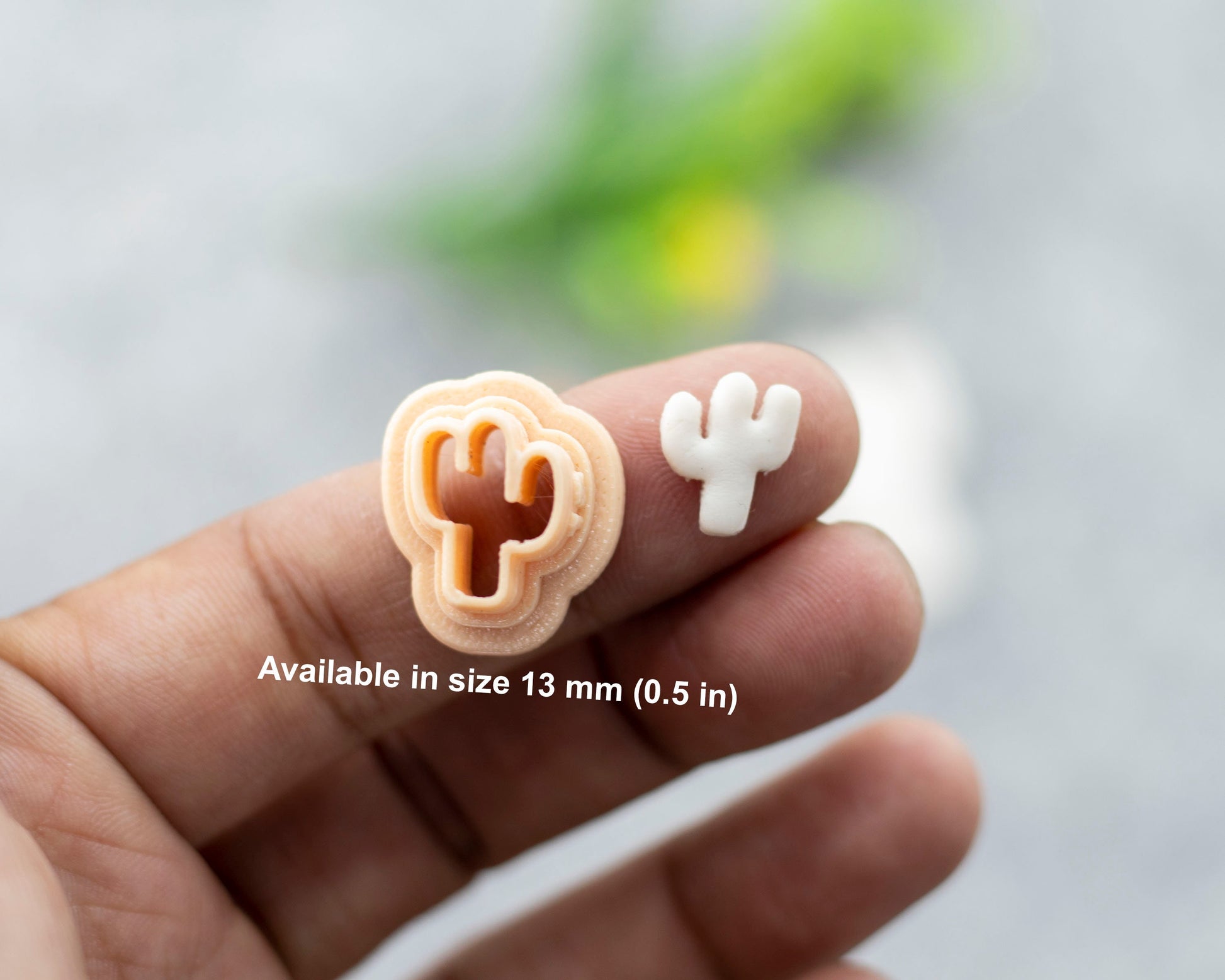 Cactus Clay Cutter, Polymer clay cutter, Earring cutter