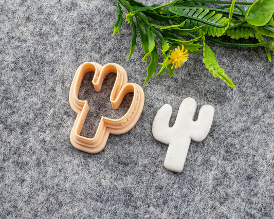 Cactus Clay Cutter: Polymer Earring Tool, 3D Printed