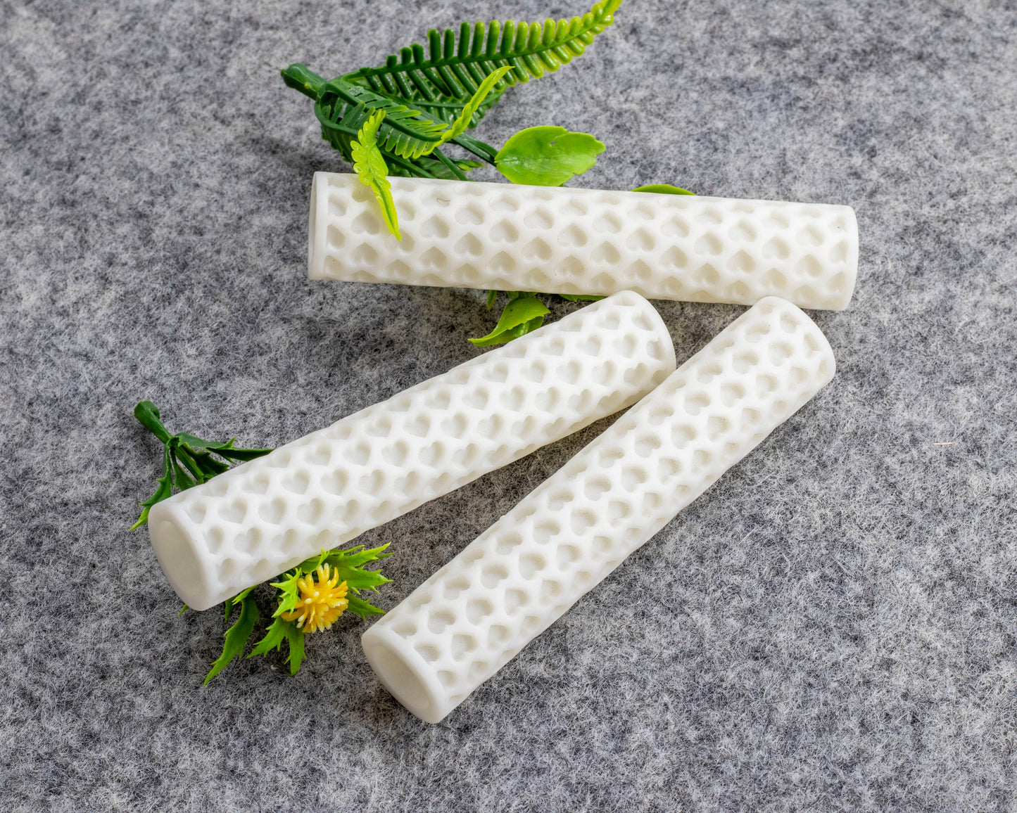 Heart Texture Roller for Polymer Clay Earrings | Clay Texture Roller | Pottery Roller | Clay Texture Tool | Hand Roller