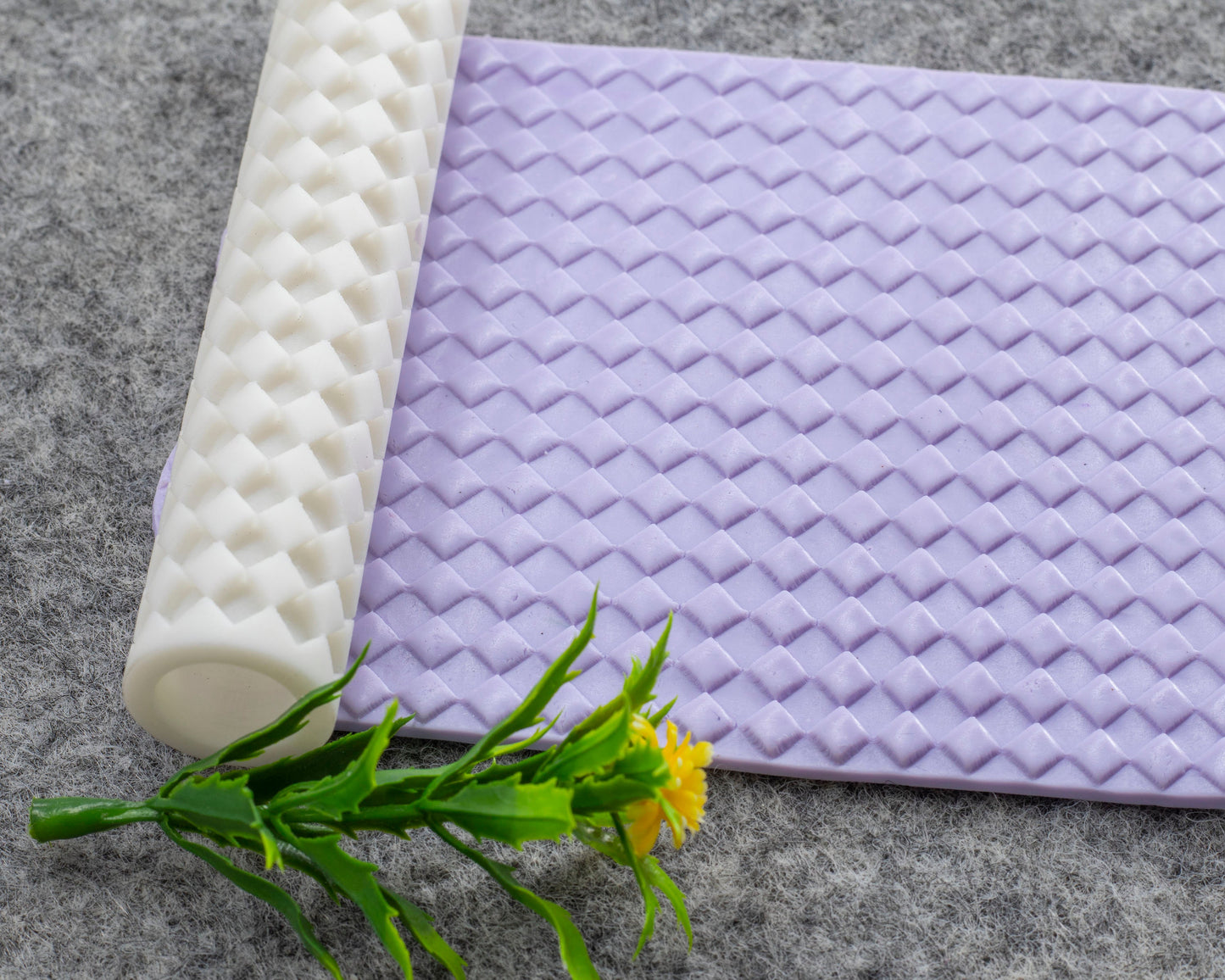 Diamond Texture Roller for Polymer Clay Earrings | Clay Texture Roller | Pottery Roller | Clay Texture Tool | Hand Roller