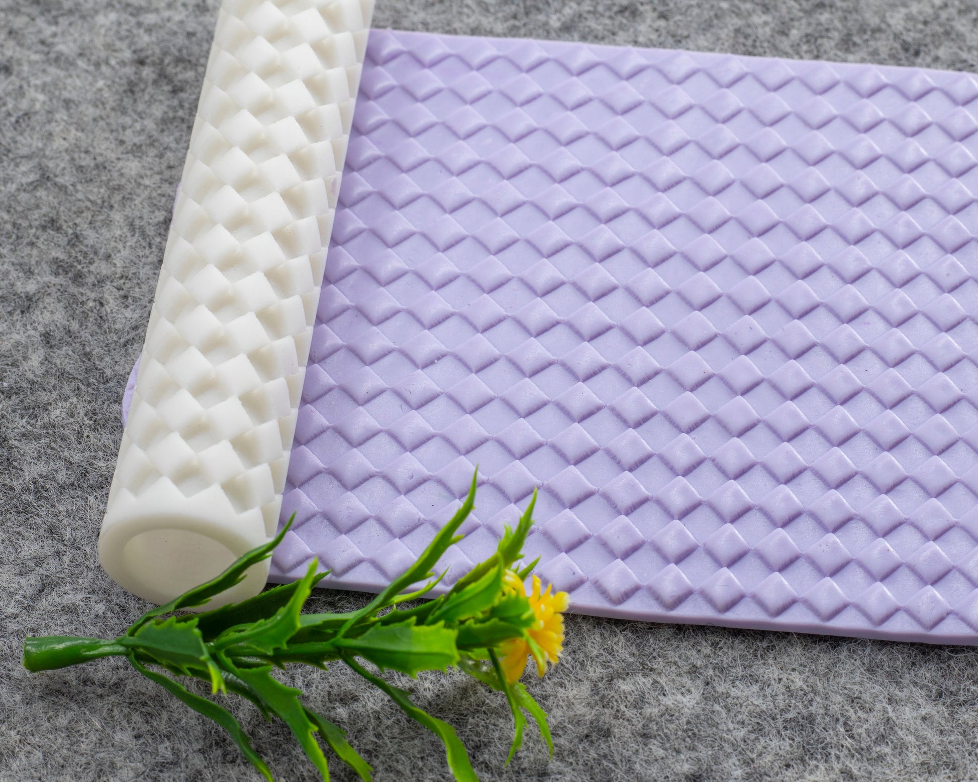 Diamond Texture Roller for Polymer Clay Earrings | Clay Texture Roller | Pottery Roller | Clay Texture Tool | Hand Roller