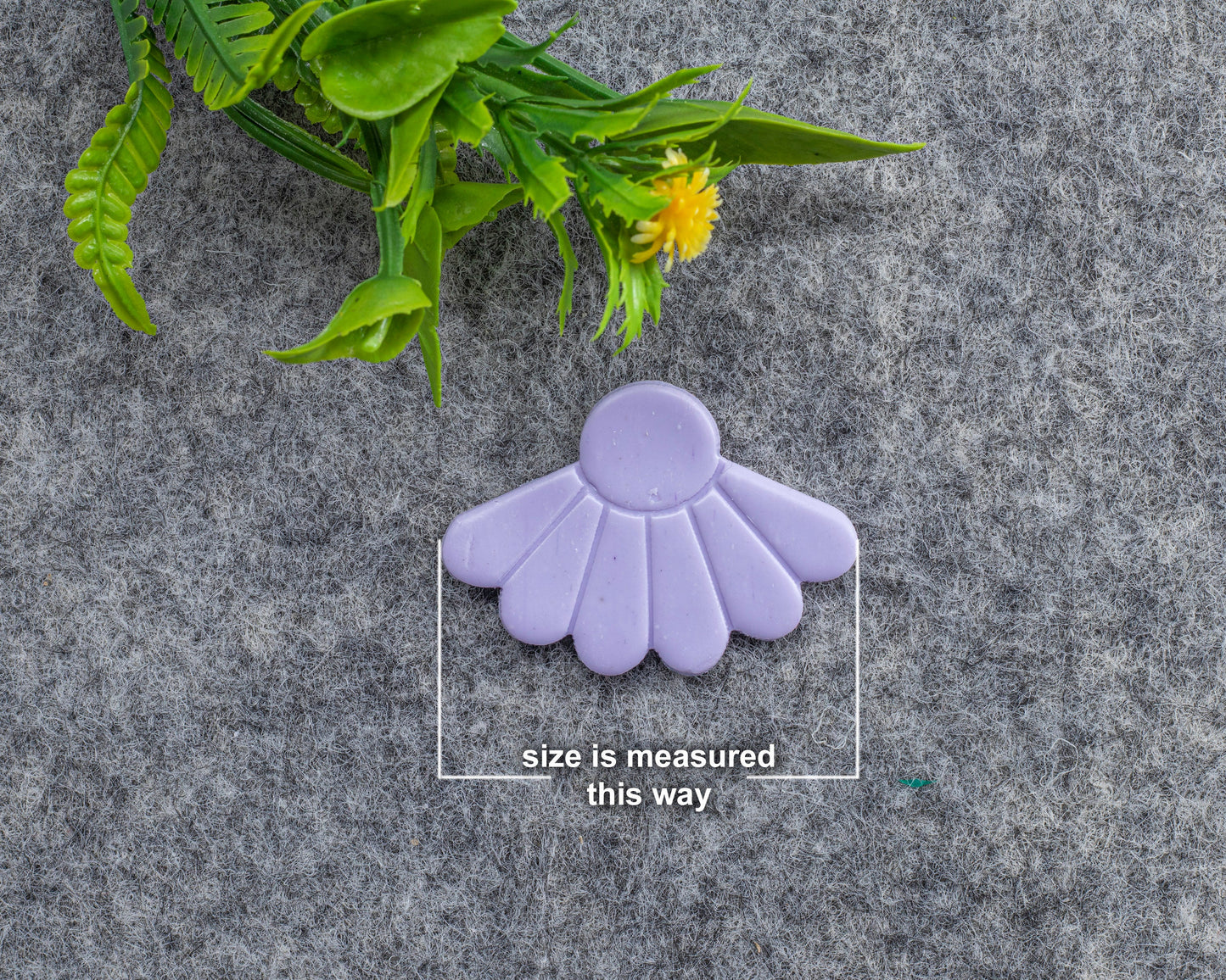 Daisy Drop Embossed Clay Cutter: Polymer Earring Tool