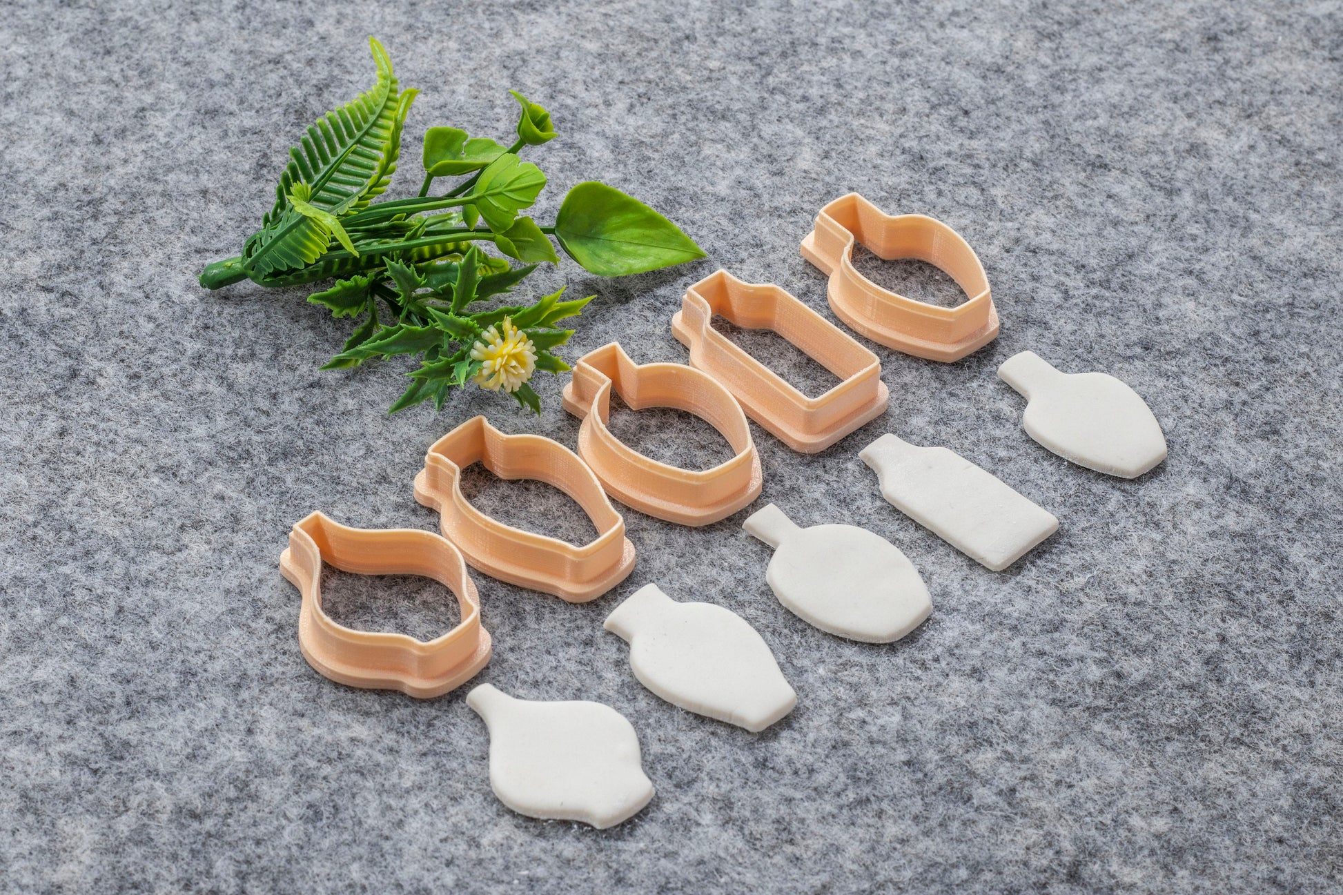 Pots shape cutter, Polymer clay cutter, Clay earring cutters, Polymer clay tools, 3D printed cutters#638