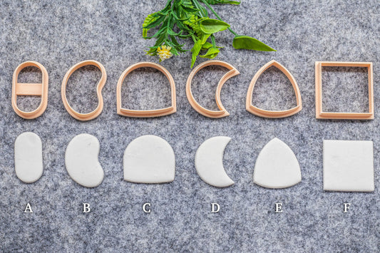 Arch, Square shape Polymer clay cutter, Clay earring cutters, Polymer clay tools, 3D printed cutters#633