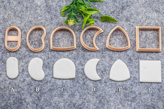 Arch, Square Polymer Clay Cutters: 3D Printed Earring Tools. #633