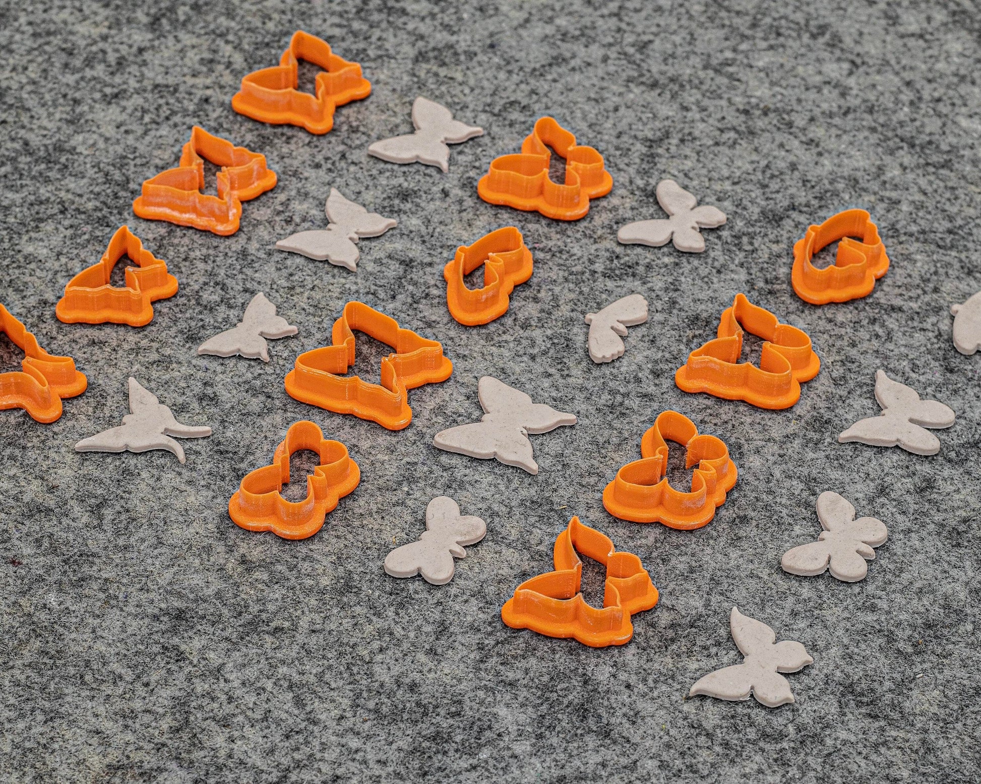 Butterfly Polymer Clay Cutters: Biodegradable PLA Plastic