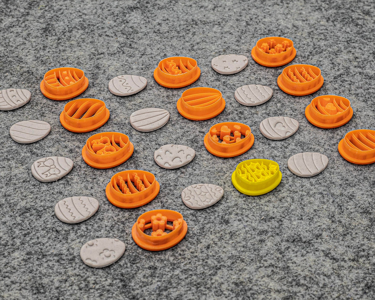 Egg Shape Polymer Clay Cutters: Easter Designs