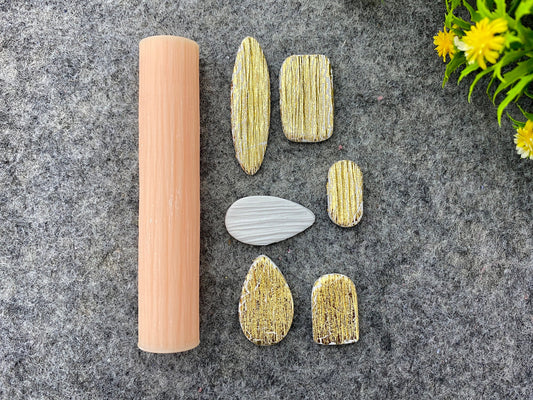 Brushed Metal Texture Roller: Resin Clay Tool #101