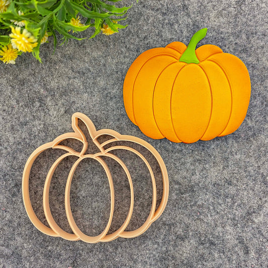 Pumpkin Trinket Dish Clay Cutter: 4-inch Polymer Clay Tool