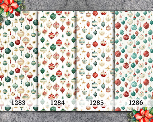 Christmas Ornament Water Soluble Transfer Paper for Polymer Clay