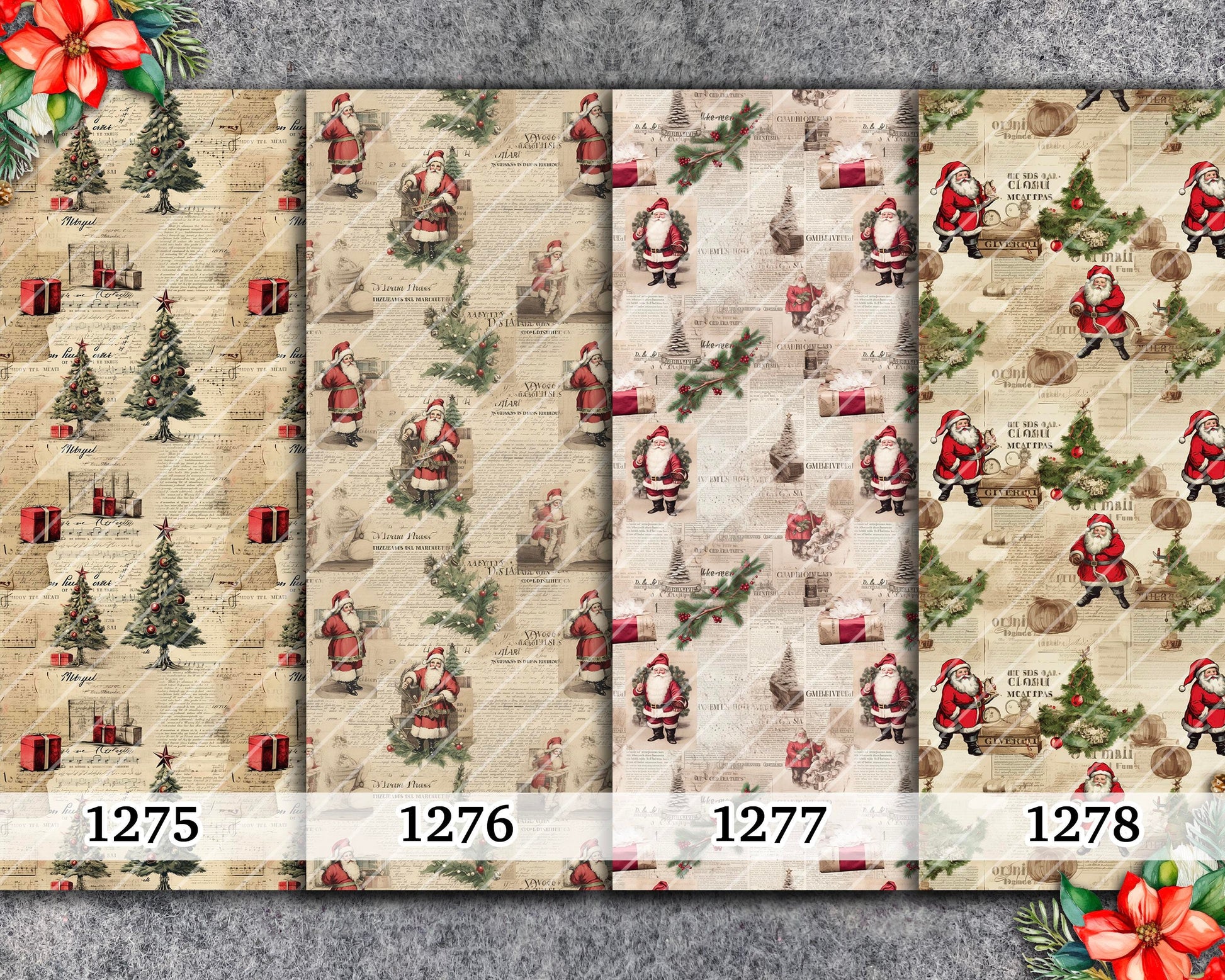 Christmas Polymer Clay Image Transfers: Water Soluble Paper (4x5.5 inches)