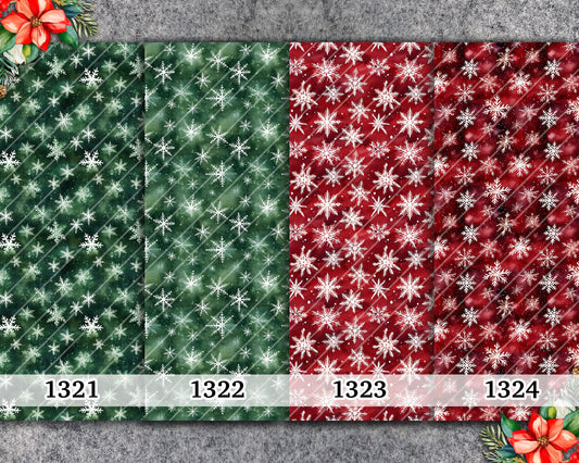 Christmas Snowflake Transfer Paper for Polymer Clay (4x5.5 inches)