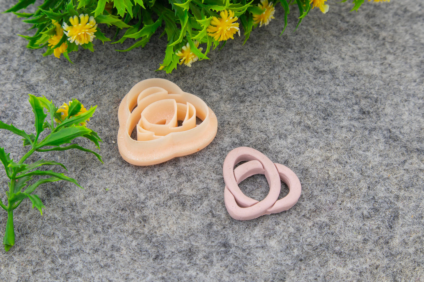 Embossed Heart Clay Cutter: Valentine Earring Making #689