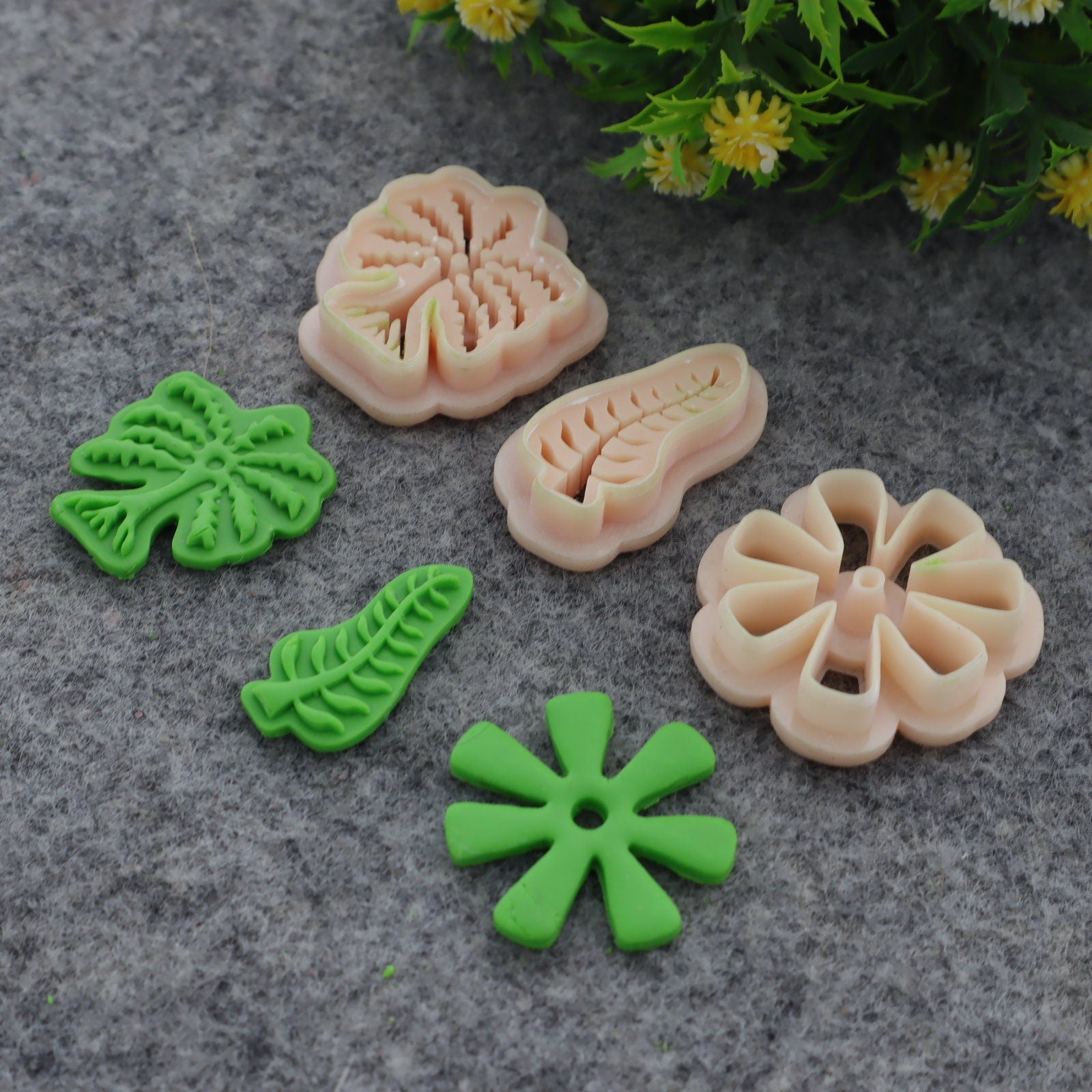 Adinkra Symbol Clay Cutters: Abe Dua & Nyame Nti Designs #710-set-1