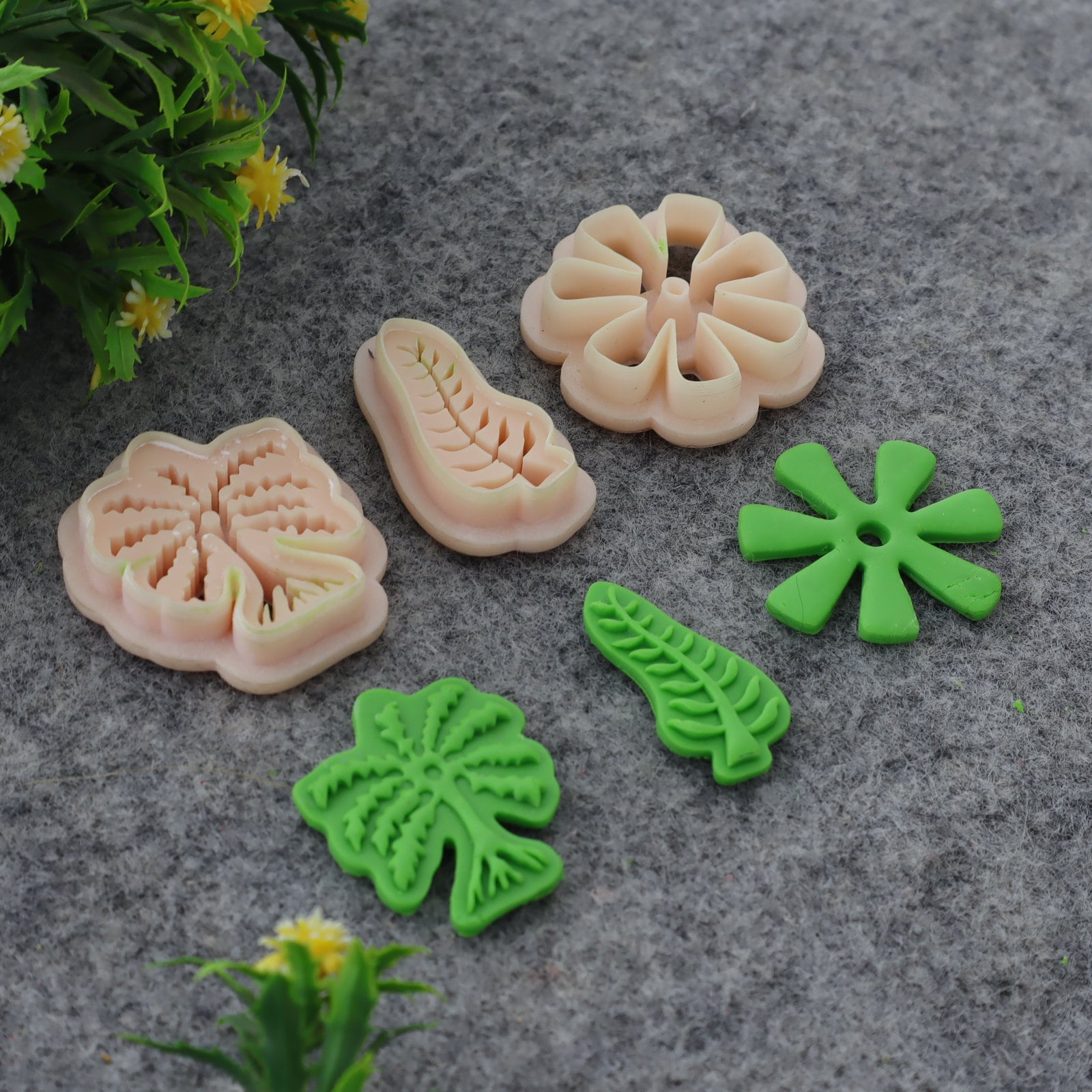 Adinkra Symbol Clay Cutters: Abe Dua & Nyame Nti Designs #710-set-1