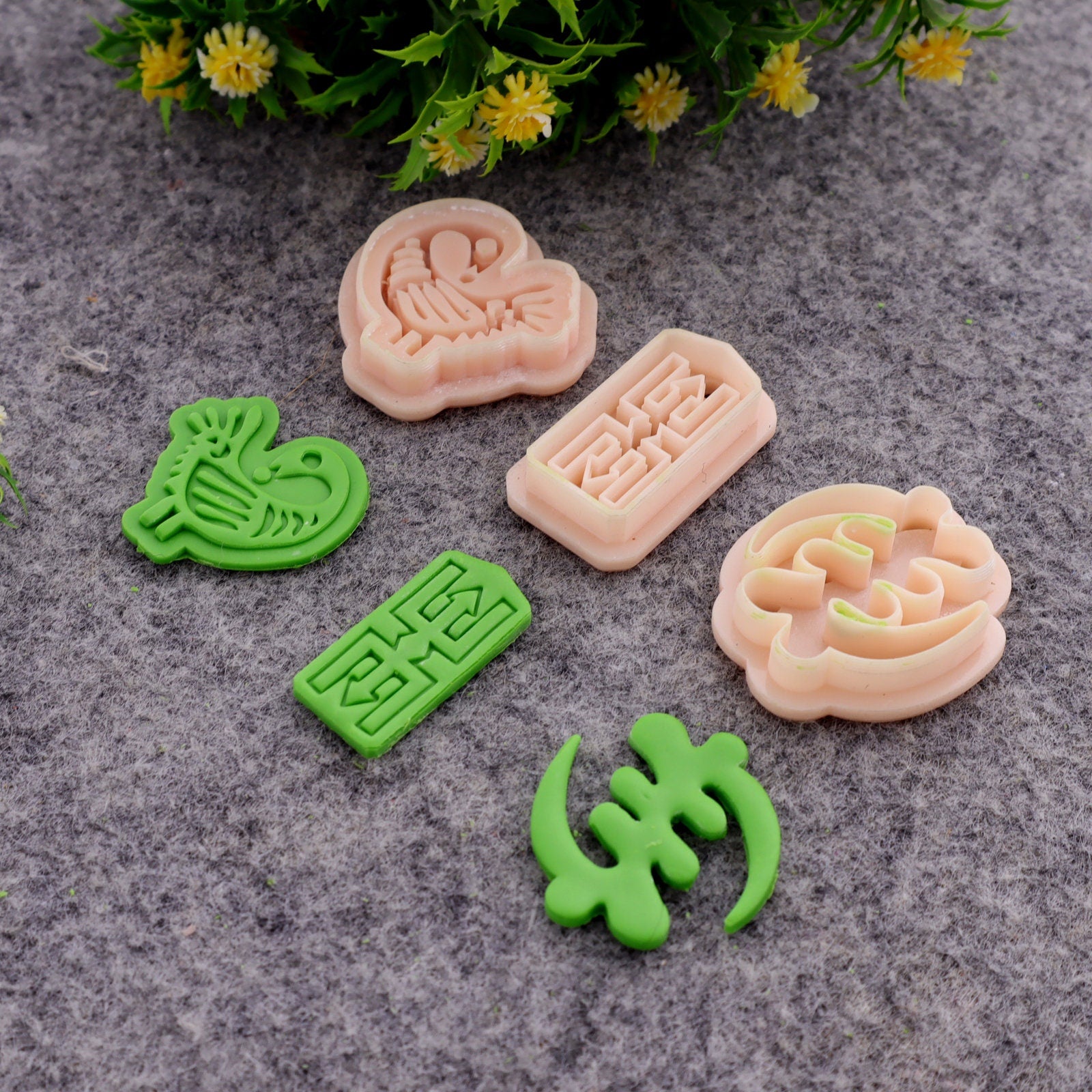 Adinkra Symbol Clay Cutters: Sankofa, Gye Nyame, Polymer Clay Tools