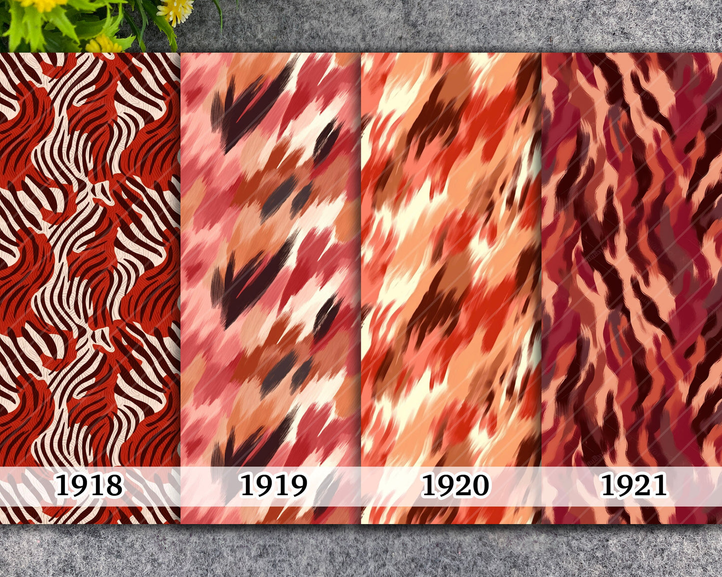 Animal Print Water Soluble Transfer Paper for Polymer Clay