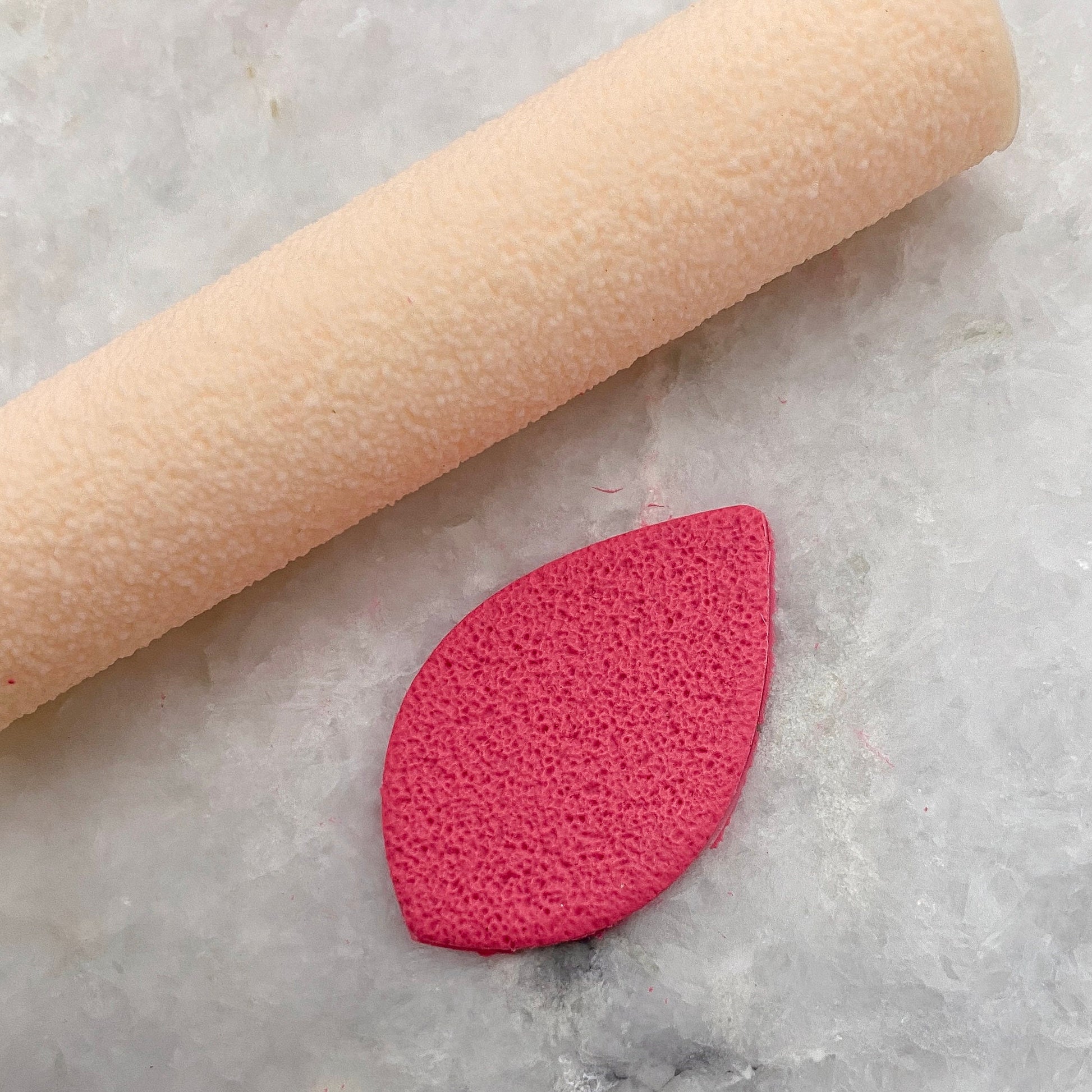sandpaper texture roller for polymer clay #115