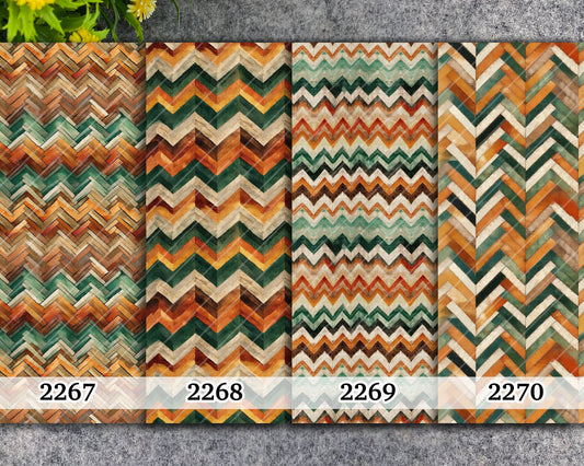 Water soluble Transfer paper for polymer clay, Earthy Chevron pattern, polymer clay image transfers, magic transfer paper