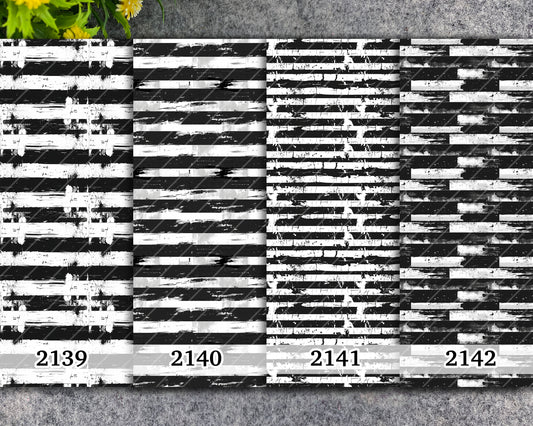 Water soluble Transfer paper for polymer clay, Black and white abstract stripes, polymer clay image transfers, magic transfer paper