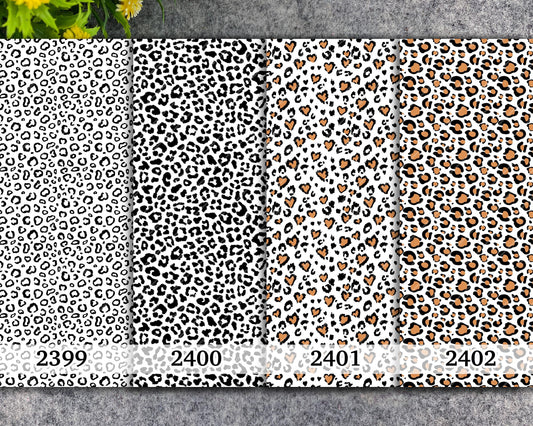 Water soluble Transfer paper for polymer clay, Leopard transfer paper, polymer clay image transfers, Cheetah clay transfer paper