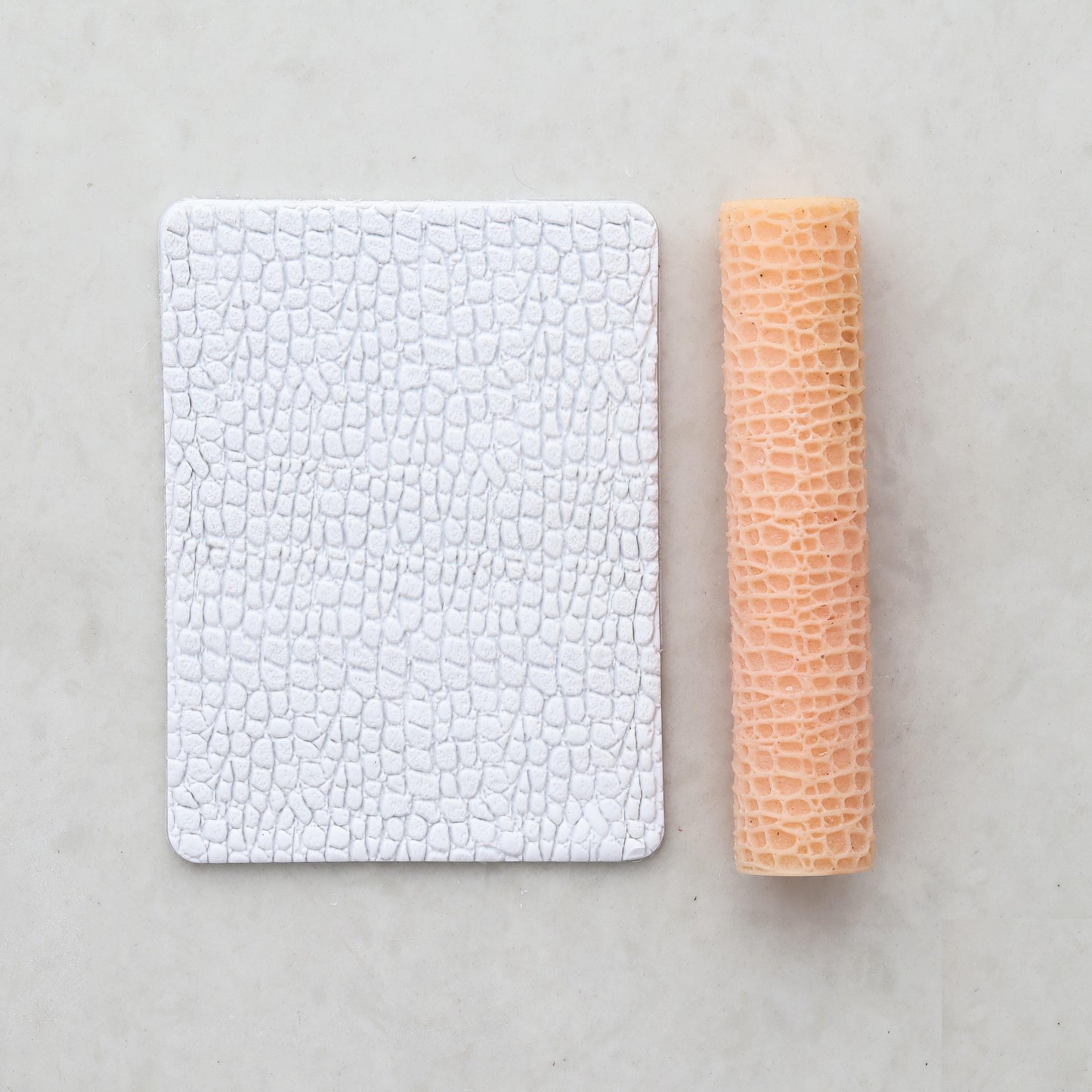 Leather Texture Roller, Polymer Clay Texture Roller, Resin Hand Roller for Polymer Clay, Polymer Clay Tools #125-3