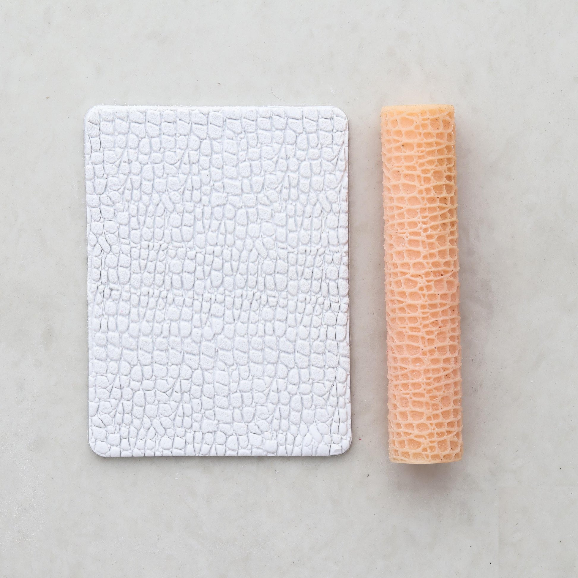 Leather Texture Roller, Polymer Clay Texture Roller, Resin Hand Roller for Polymer Clay, Polymer Clay Tools #125-3