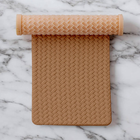 Rattan Texture Roller, Polymer Clay Texture Roller, Clay Texture Roller, Polymer Clay Roller, Texture Roller for Earring making #127