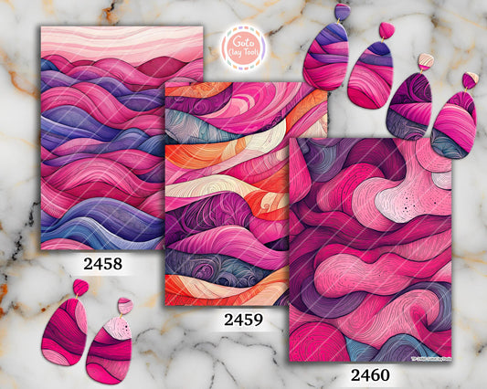 Transfer paper for polymer clay, Earthy Zentangle,water soluble transfer paper,Clay Transfers, Clay Transfer sheets, transfer paper for clay