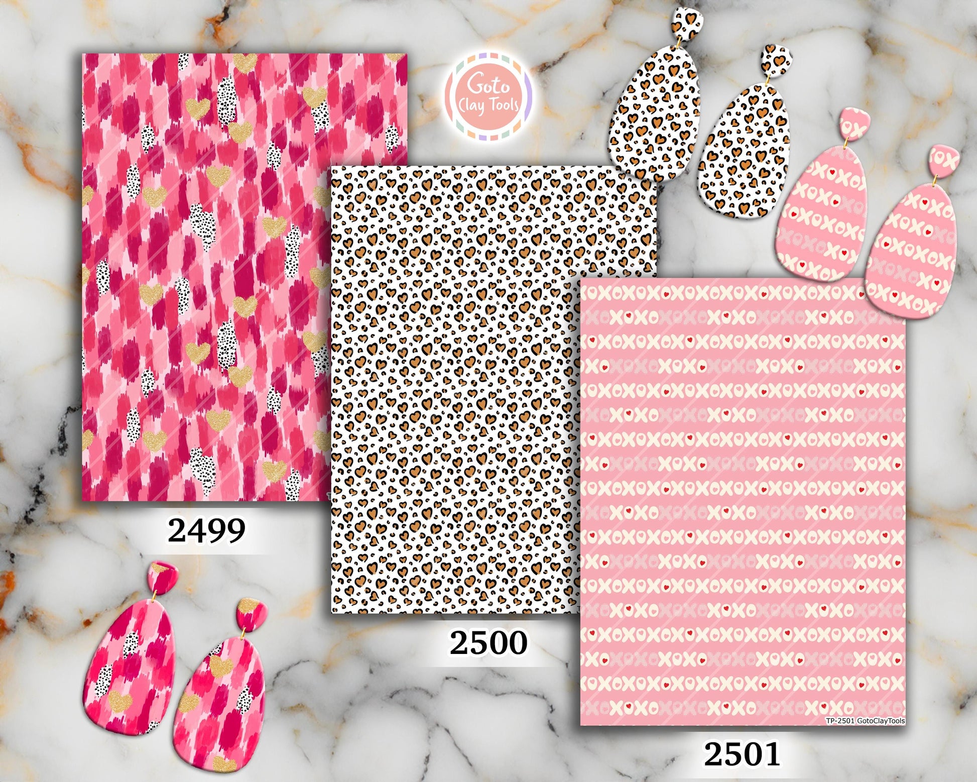 Leopard Polymer Clay Transfer Sheet, Clay Transfer Paper, XOXO Clay transfer, polymer clay image transfers, magic transfer paper