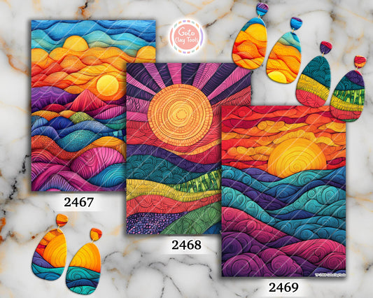 Transfer paper for polymer clay, Earthy Zentangle,water soluble transfer paper,Clay Transfers, Clay Transfer sheets, transfer paper for clay