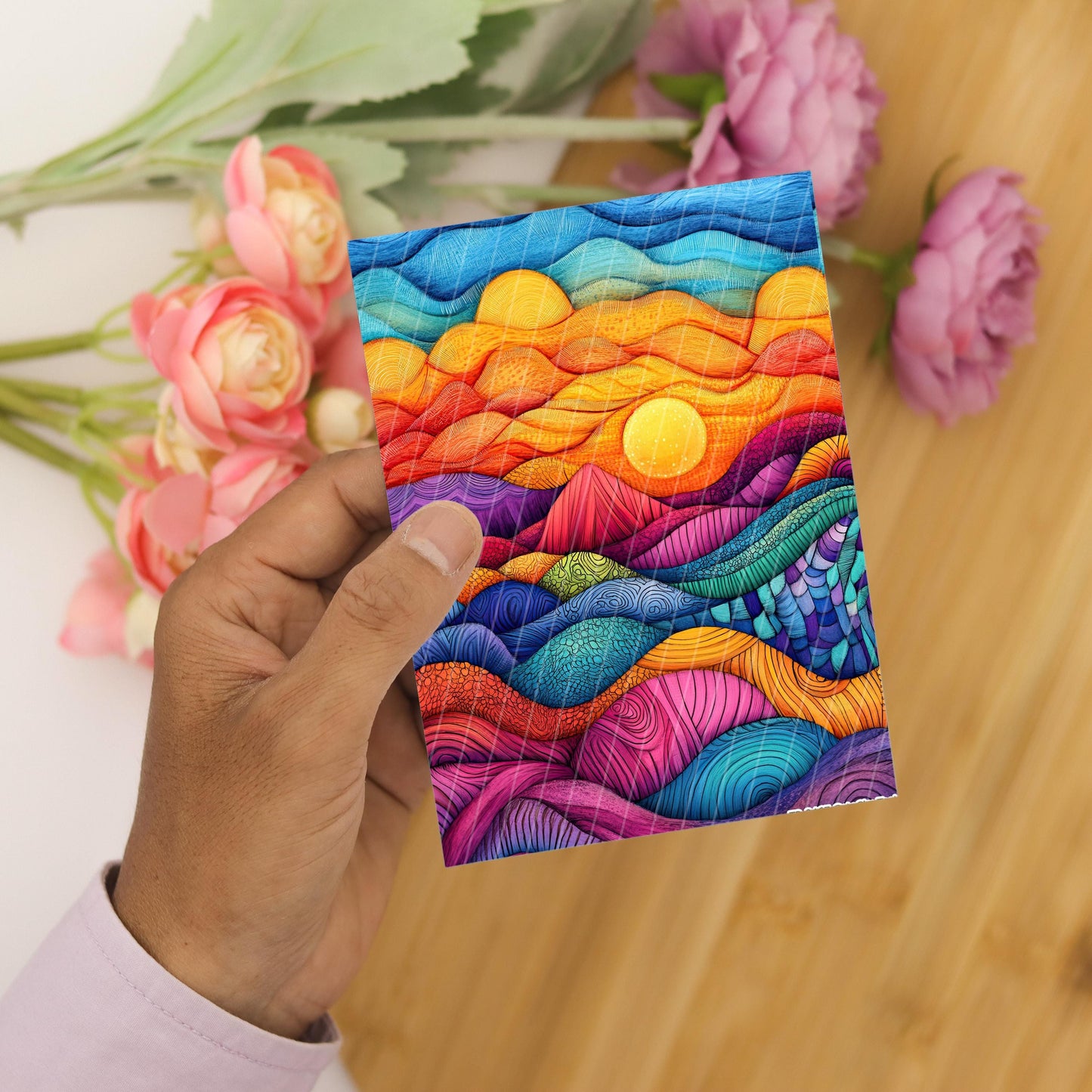 Zentangle Water Soluble Transfer Paper for Polymer Clay (4x5.5 inches)