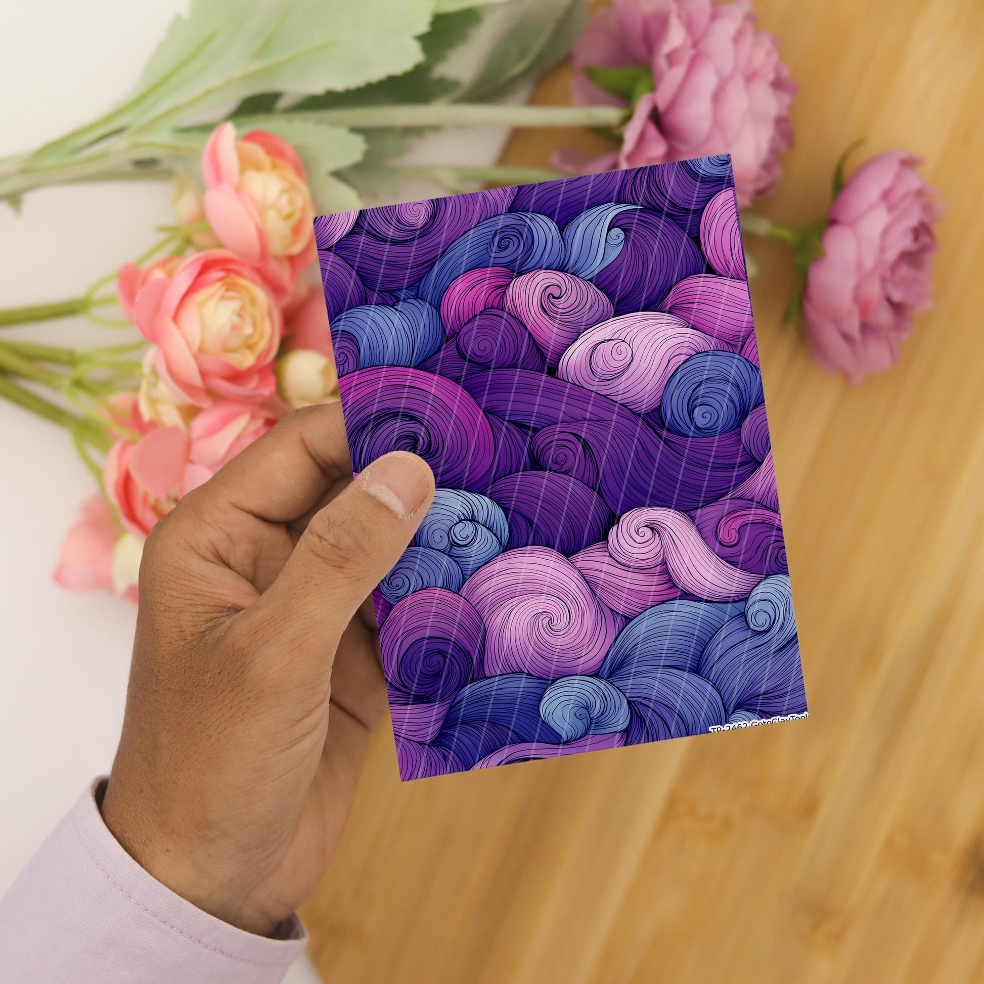 Transfer paper for polymer clay, Earthy Zentangle,water soluble transfer paper,Clay Transfers, Clay Transfer sheets, transfer paper for clay