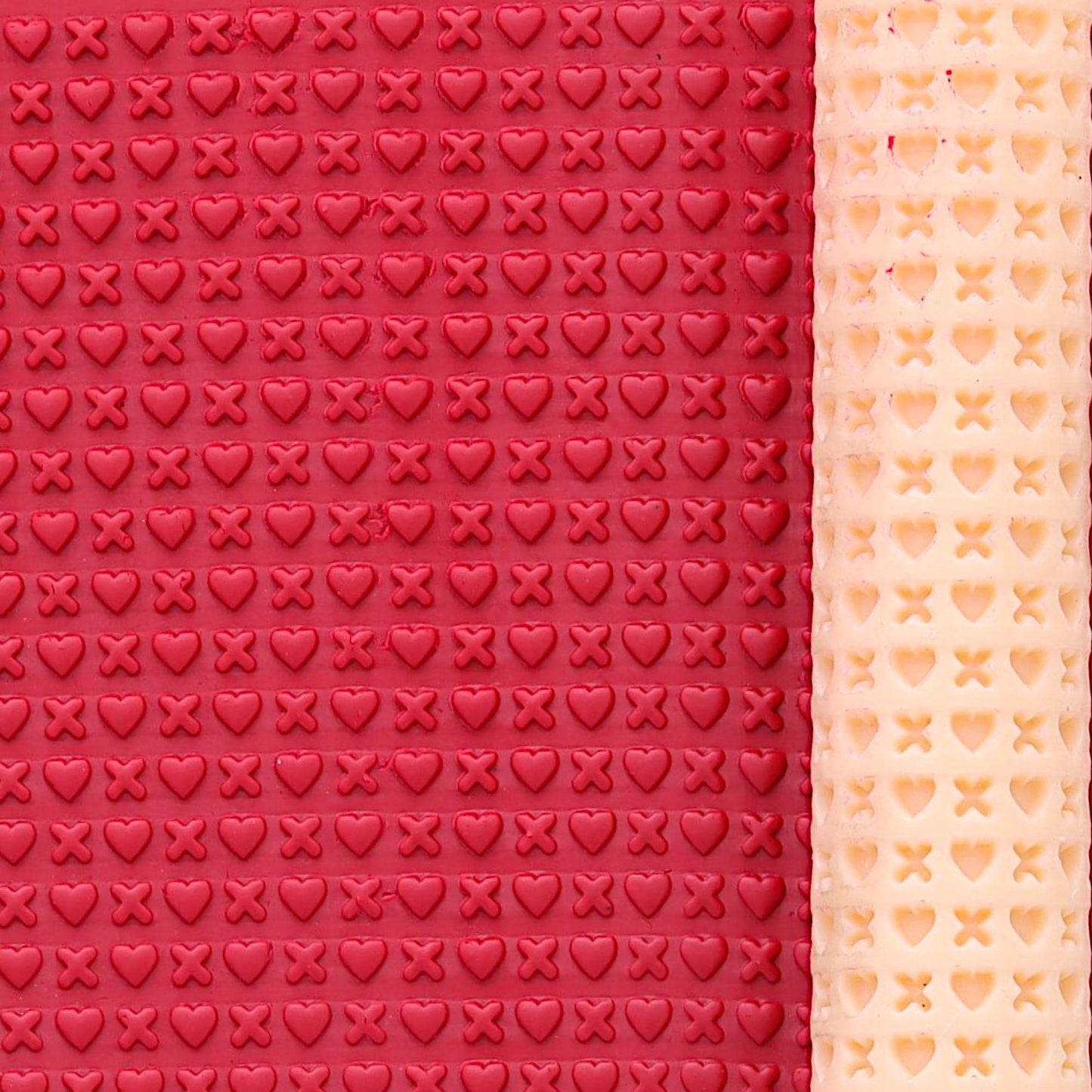 X Heart Texture Roller, Polymer Clay Texture Roller, Clay Texture Roller, Texture Roller for Polymer Clay, Texture Roller #CCF6