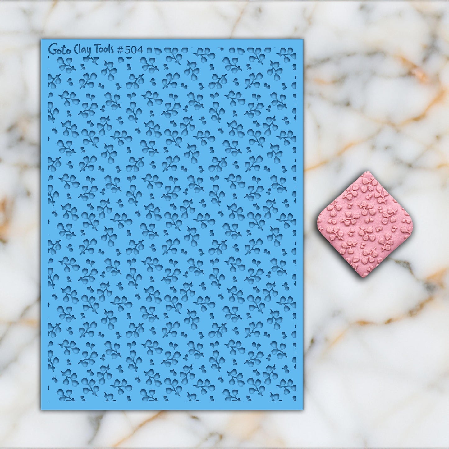 Eucalyptus Rubber Texture Mat for Polymer Clay (#504)