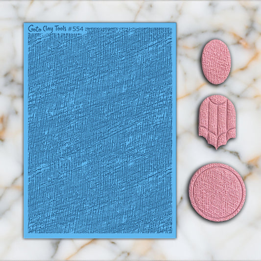 Linen Texture mat for polymer clay, Polymer Clay Rubber Texture mat, Texture Tile mats, Rubber Texture Sheet #554