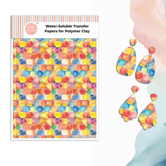 Mosaic Polymer Clay Transfer Paper: Water Soluble #852