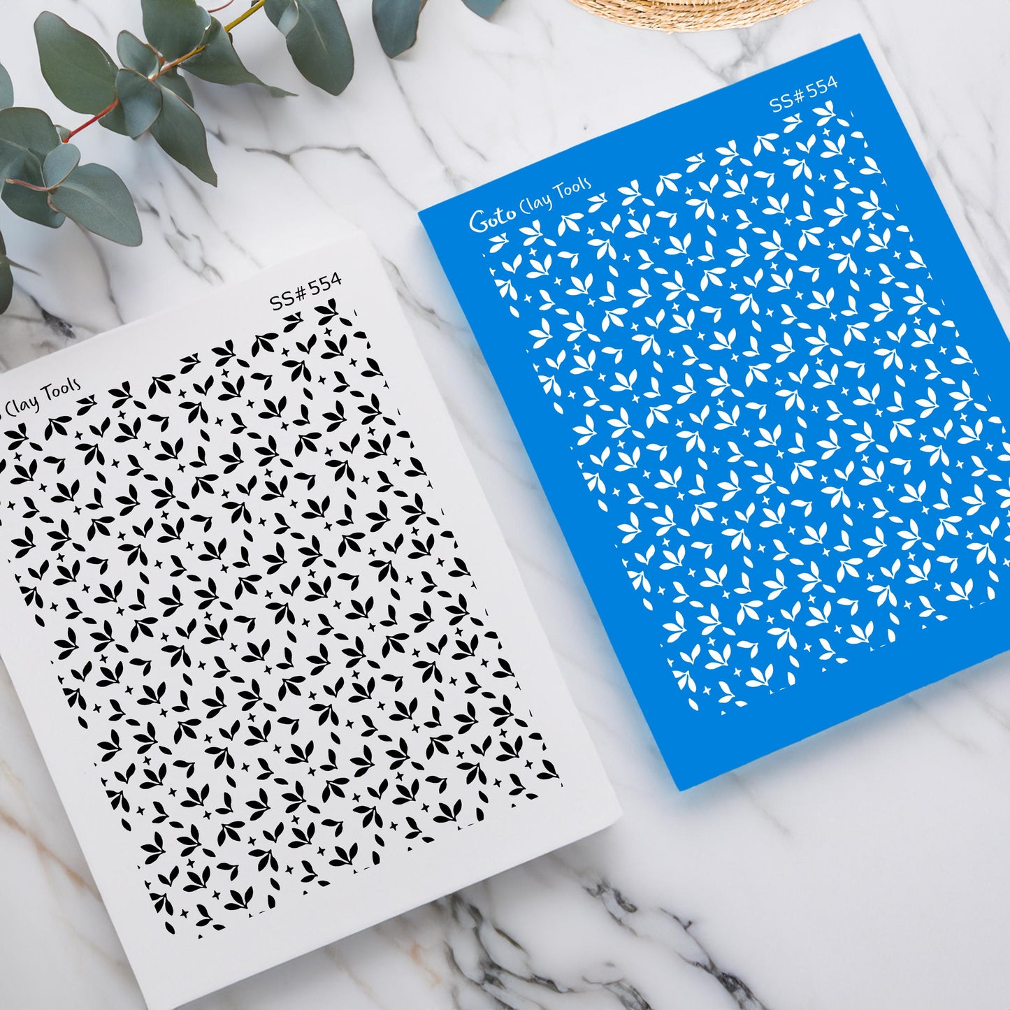 Leaves pattern Silkscreen for Polymer Clay Earring making, Clay Stencils, Clay Earring Silkscreen, Polymer Clay Supplies SS#554