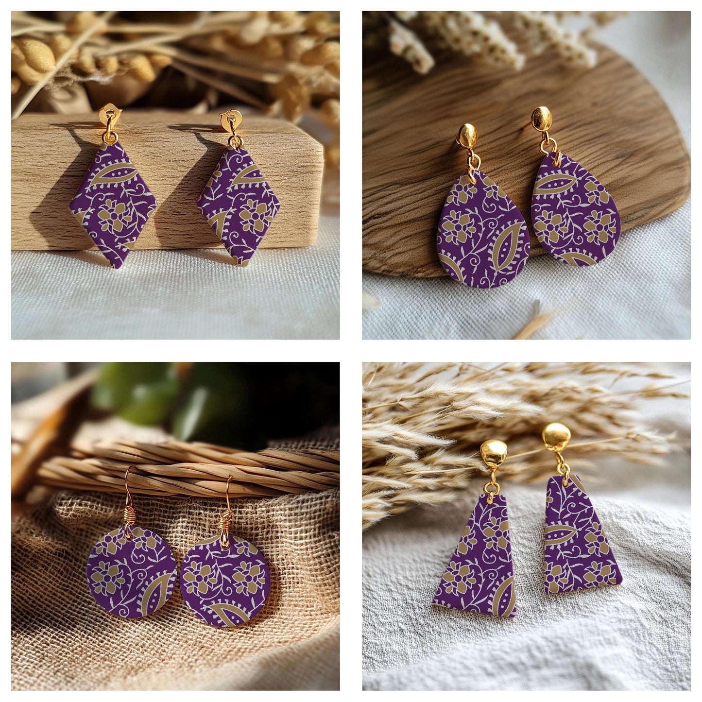 2 layers Indian style Silkscreen for Polymer Clay Earring making, Clay Stencils, Clay Earring Silkscreen, Polymer Clay Supplies SS#936