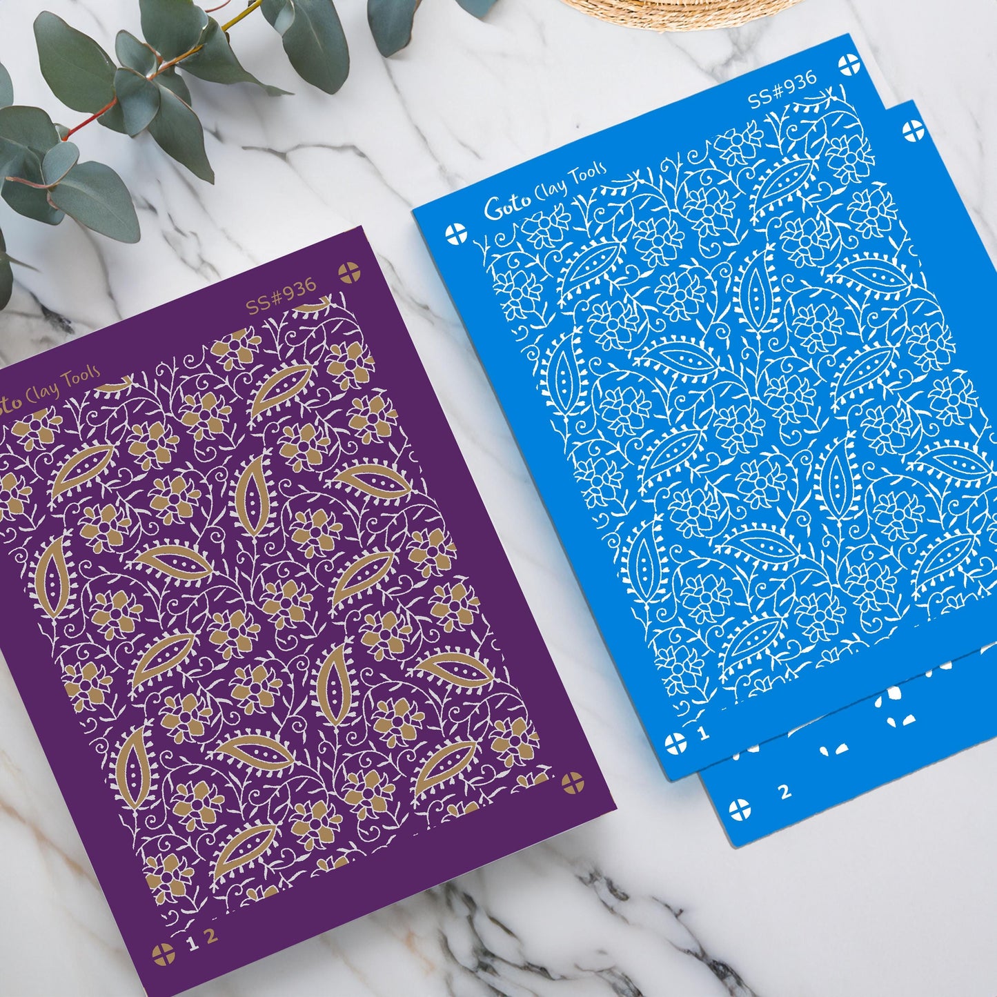 2 layers Indian style Silkscreen for Polymer Clay Earring making, Clay Stencils, Clay Earring Silkscreen, Polymer Clay Supplies SS#936