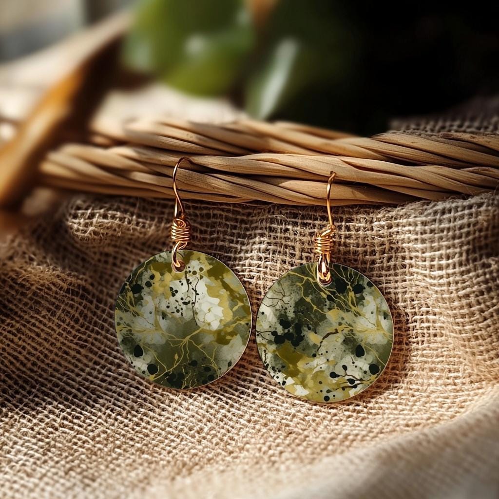 Green Marble Water Soluble Transfer Paper for Polymer Clay (4x5.5 inches