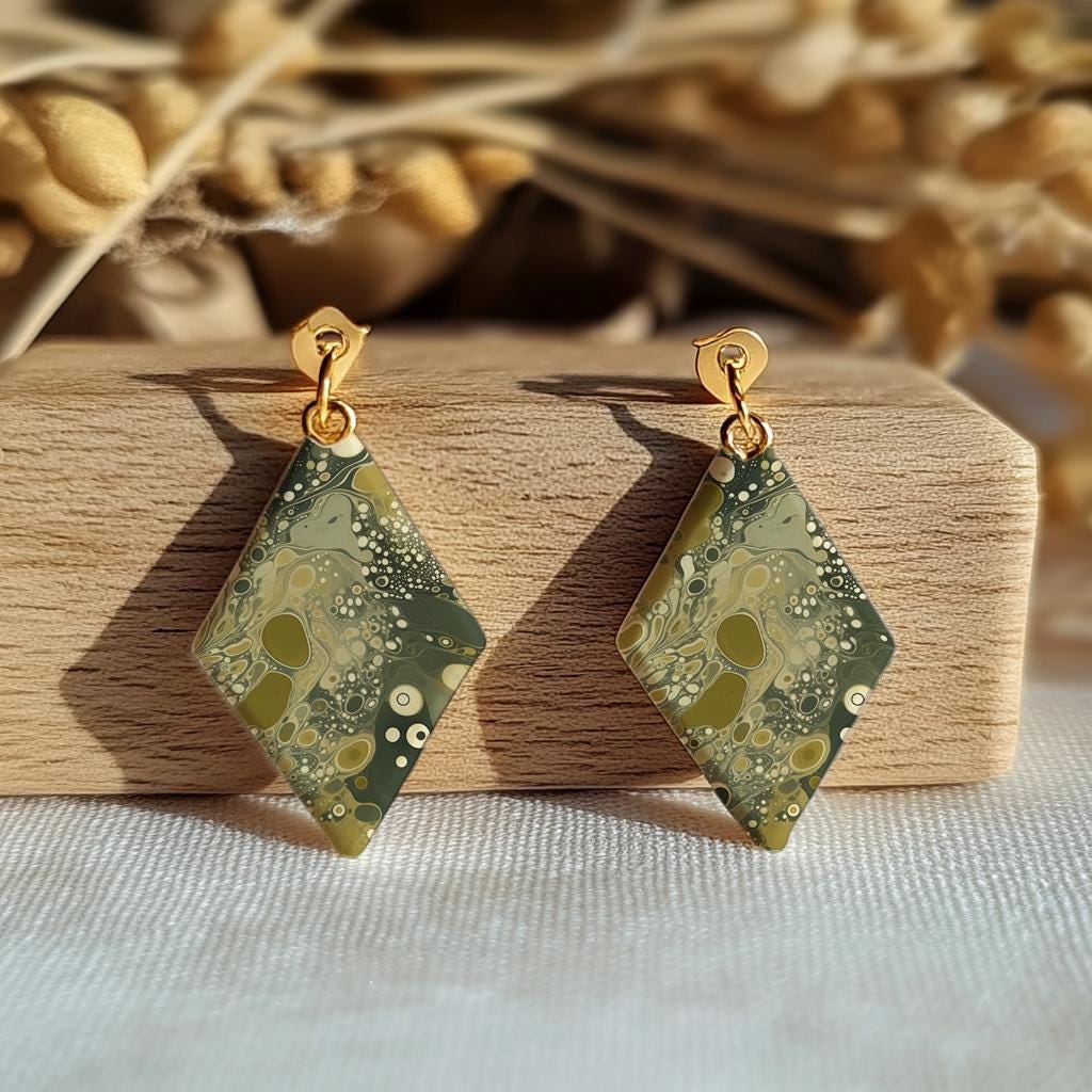 Green Marble Water Soluble Transfer Paper for Polymer Clay (4x5.5 inches