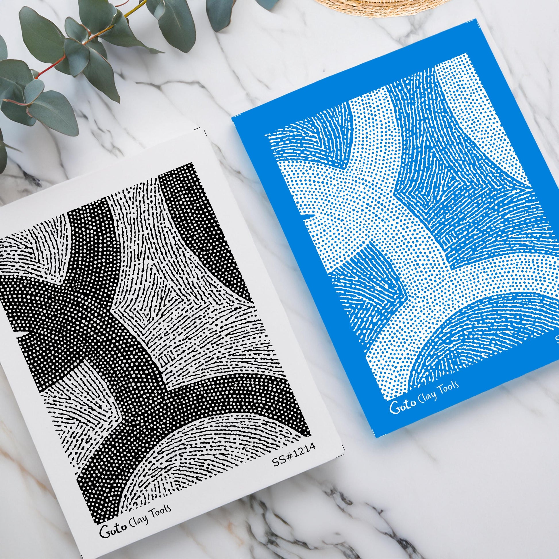 Organic Stipple & Topographic Flow Silkscreen for Polymer Clay | Abstract Dot Texture Print Screen 9.5×12.5 cm #SS26-8