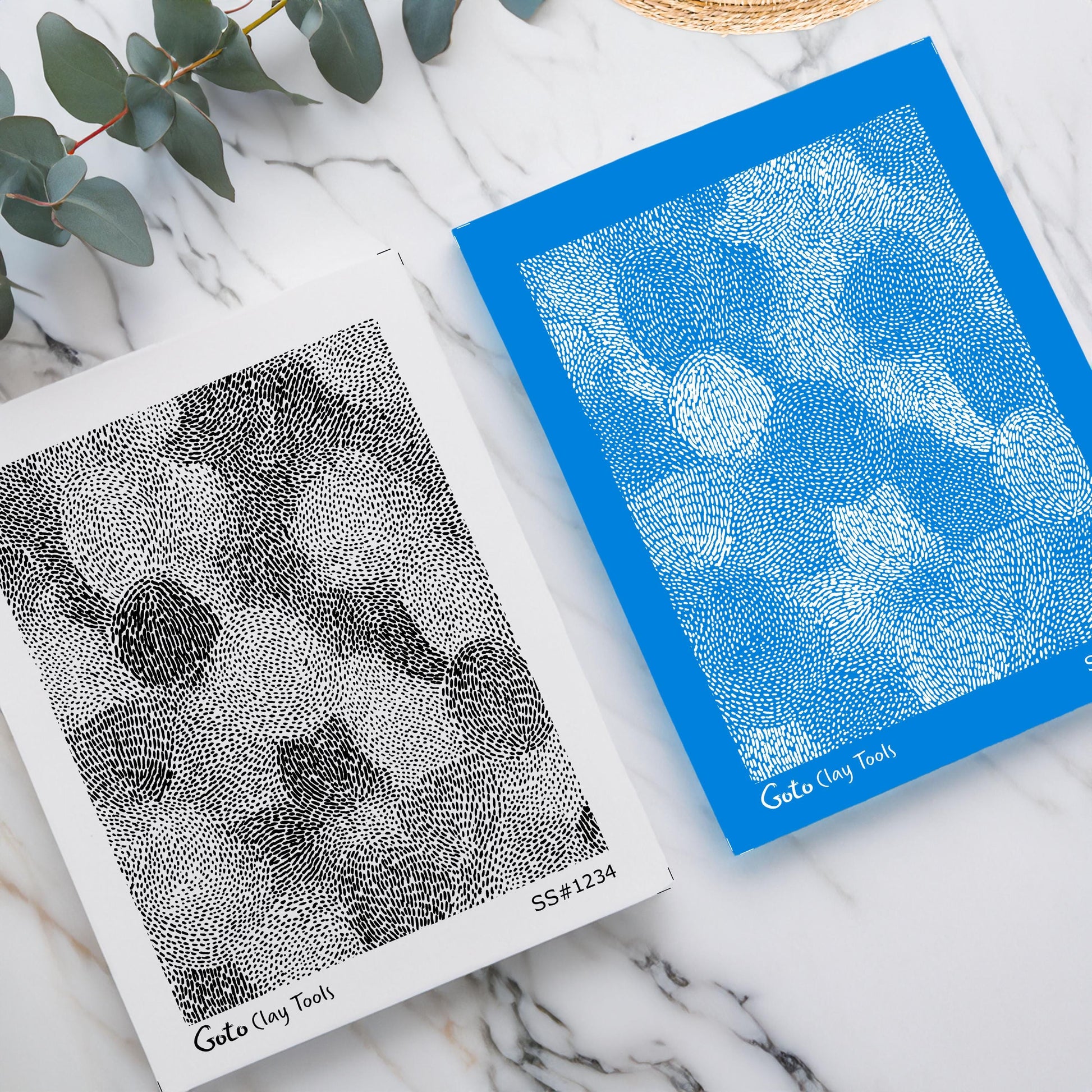 Organic Dot Cluster & Cellular Bubble Silkscreen for Polymer Clay | Abstract Stipple Texture Print Screen 9.5×12.5 cm #SS26-15