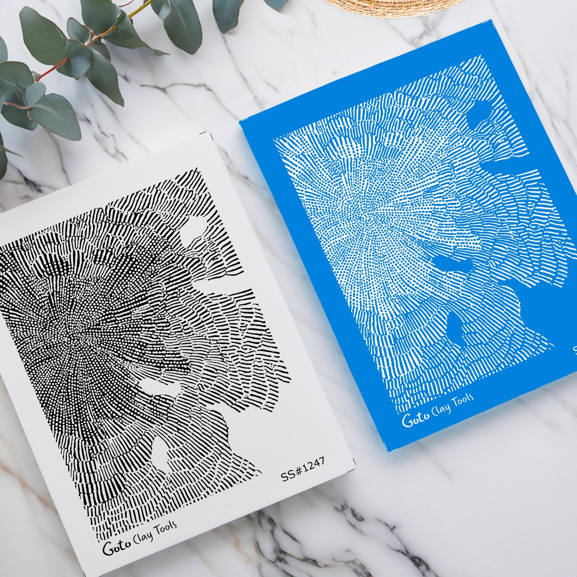 Abstract Organic Dot Texture Silkscreen for Polymer Clay | Modern Stippling Pattern | Printable 9.5×12.5 cm #SS26-19